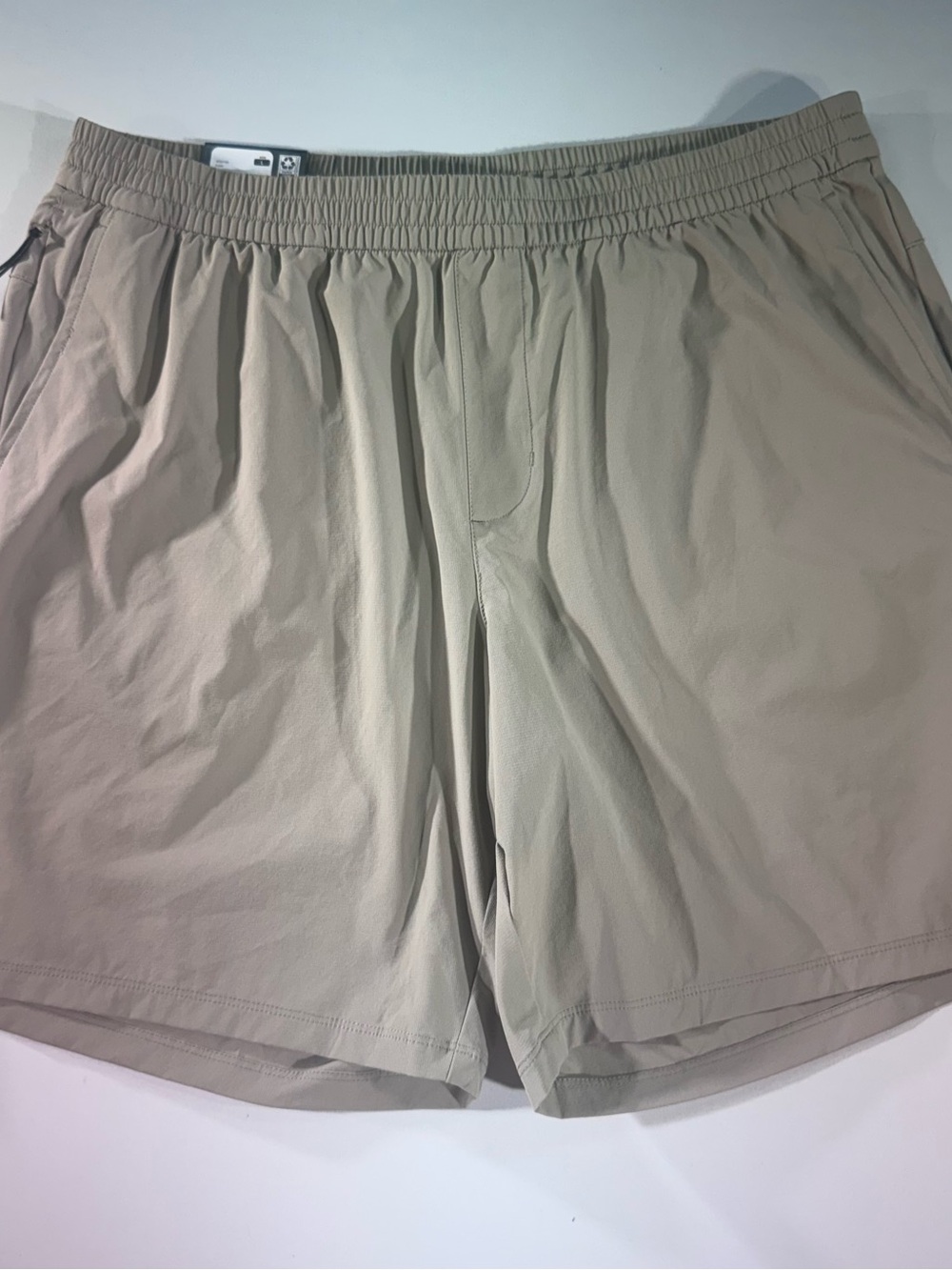 GapFit Men's Active Ripstop Shorts, Size L, Khaki, #GF007160, NWT